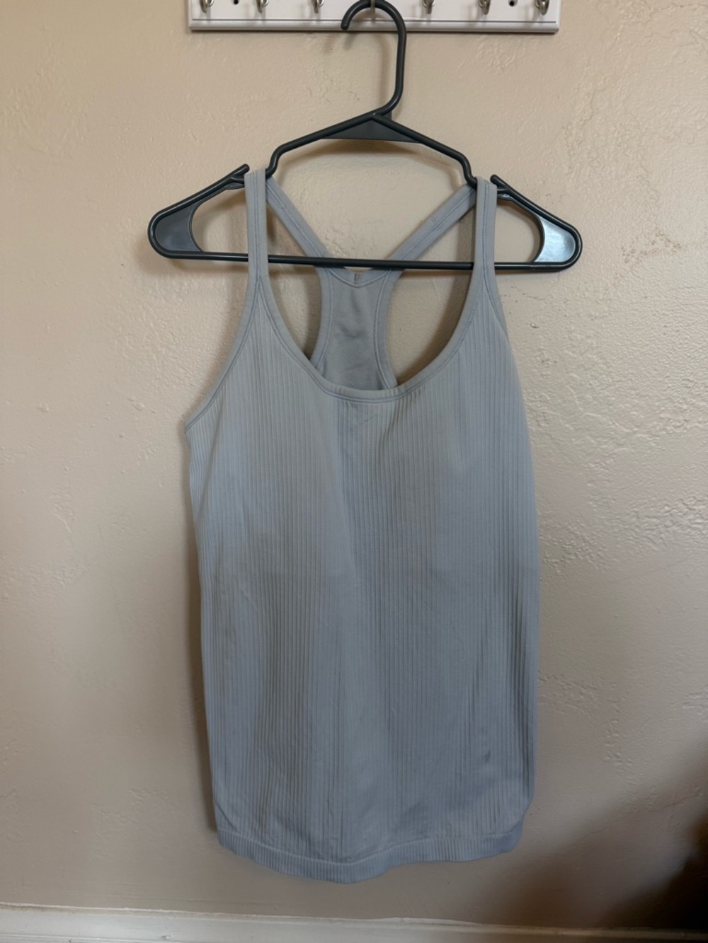 Lululemon Baby Blue Ribbed Racerback Tank - Picture 2 of 3